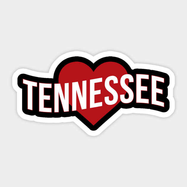 Tennessee Love Sticker by Novel_Designs